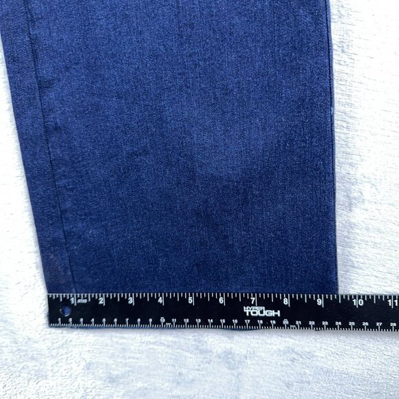 Time and Tru Cargo Flare Jeans TT35100139267D Medium Wash Women's Blue Size 10 - Picture 9 of 10